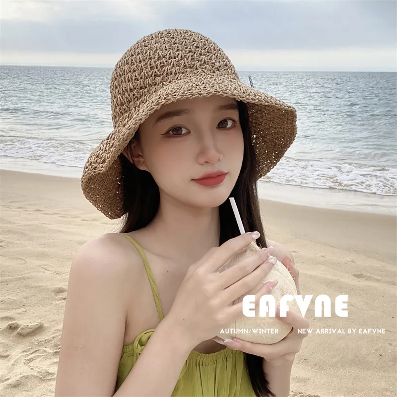 Straw Hat Women's Summer Thin Lace Fresh Style Hat