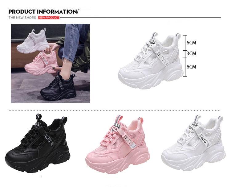 Wedge Platform Chunky Sneakers for Women Maxct