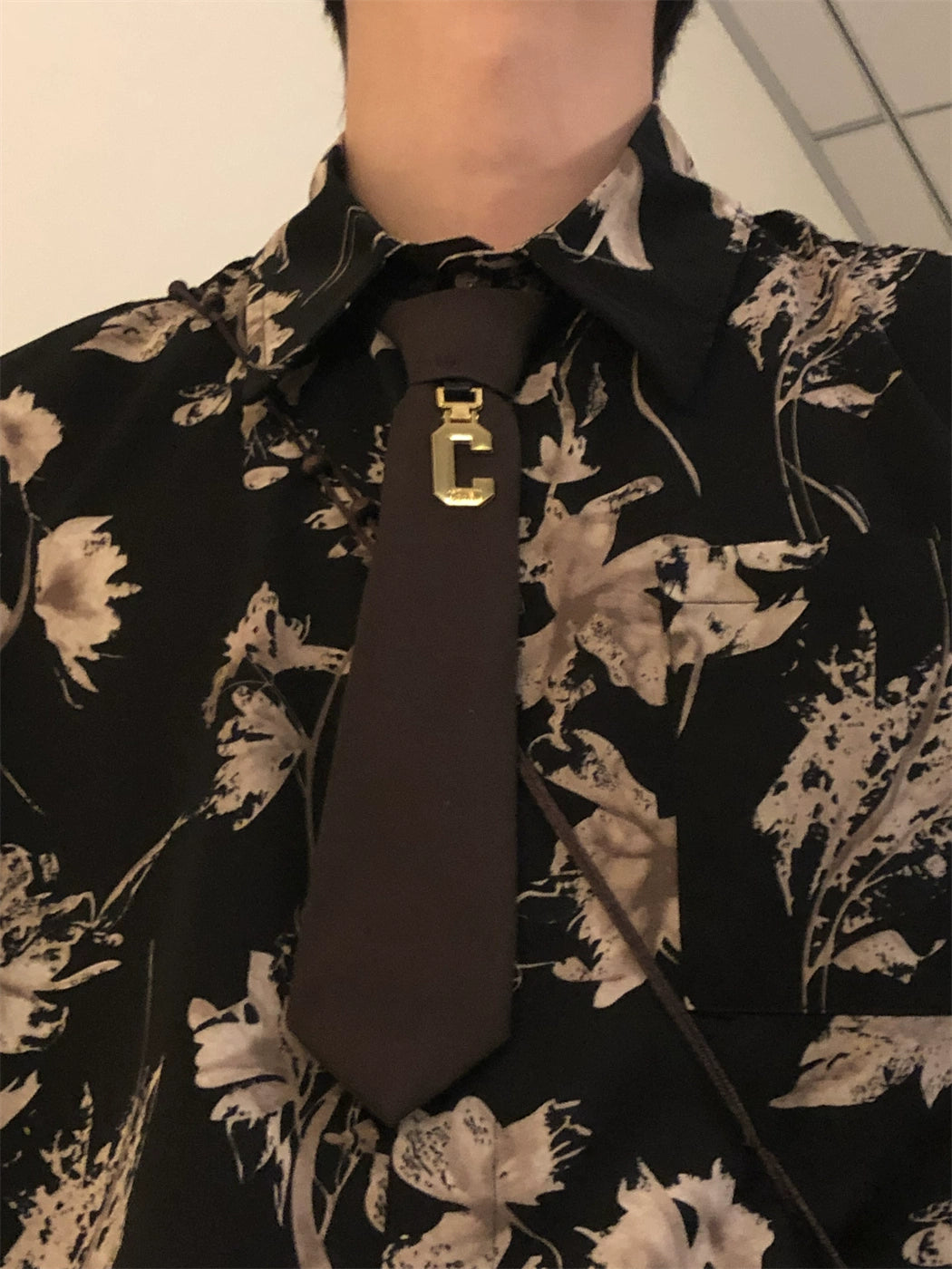 Nagawl Dark Flowers Shirt Maxct