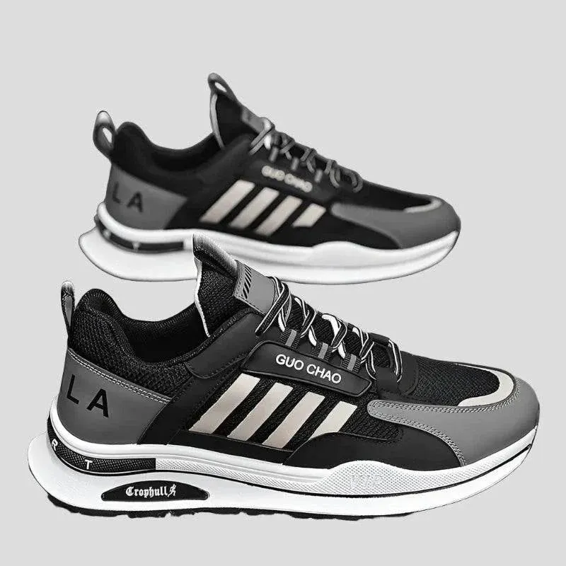 Men's Luxury Leather Sneakers Comfortable Summer Running Shoes Maxct