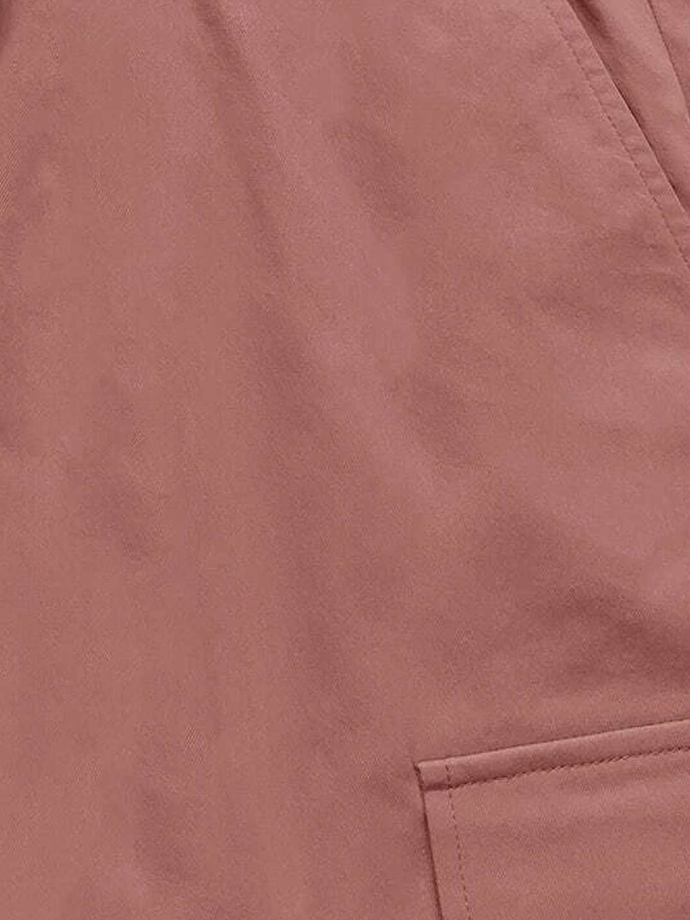 Men's Stylish Letter Graphic Cargo Pants with Flap Pockets - Drawstring Waist for Comfort
