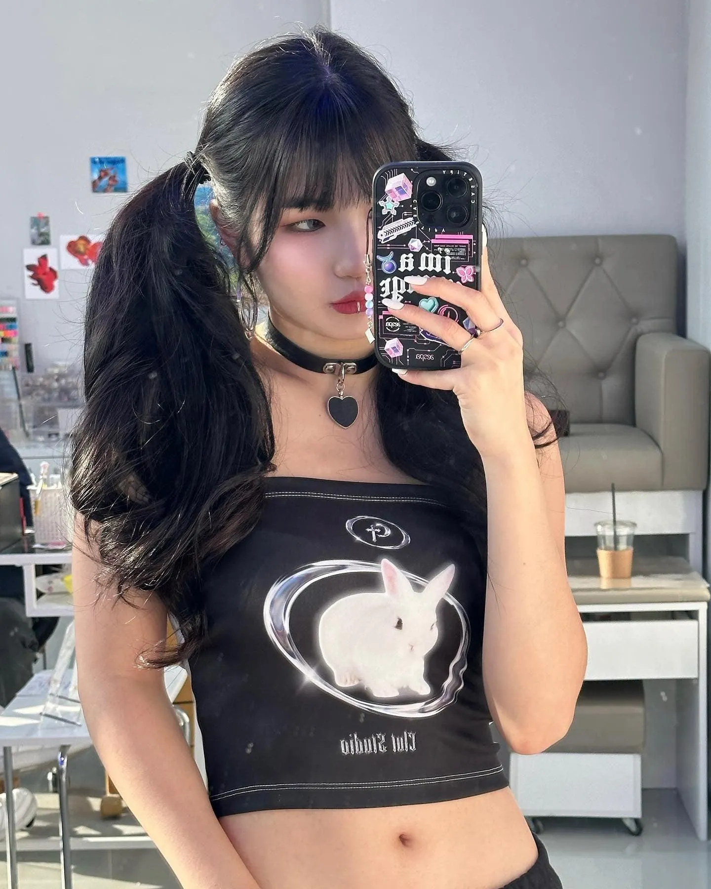Maxct &Y2K Bat Rabbit Tube Top