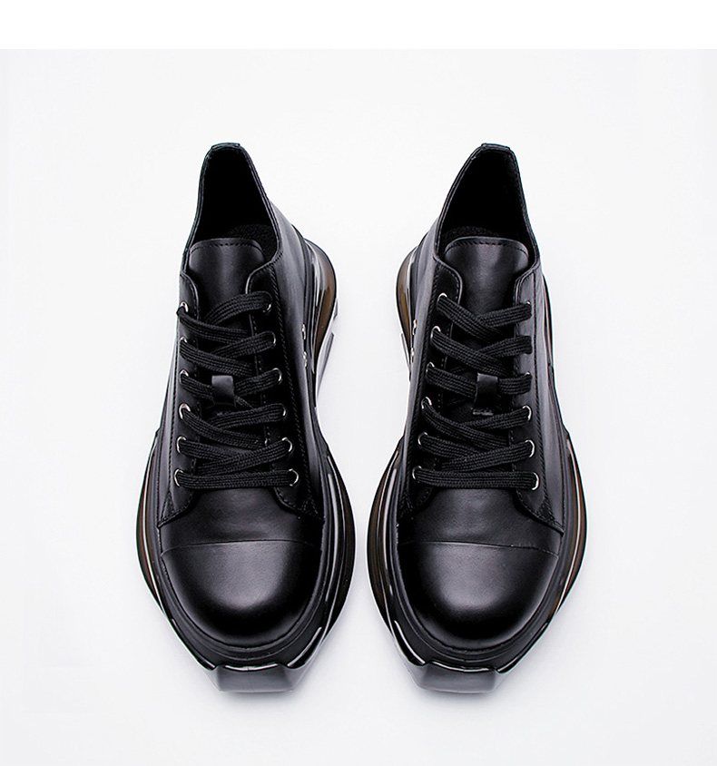Men's Clear Sole European Sneakers - true deals club