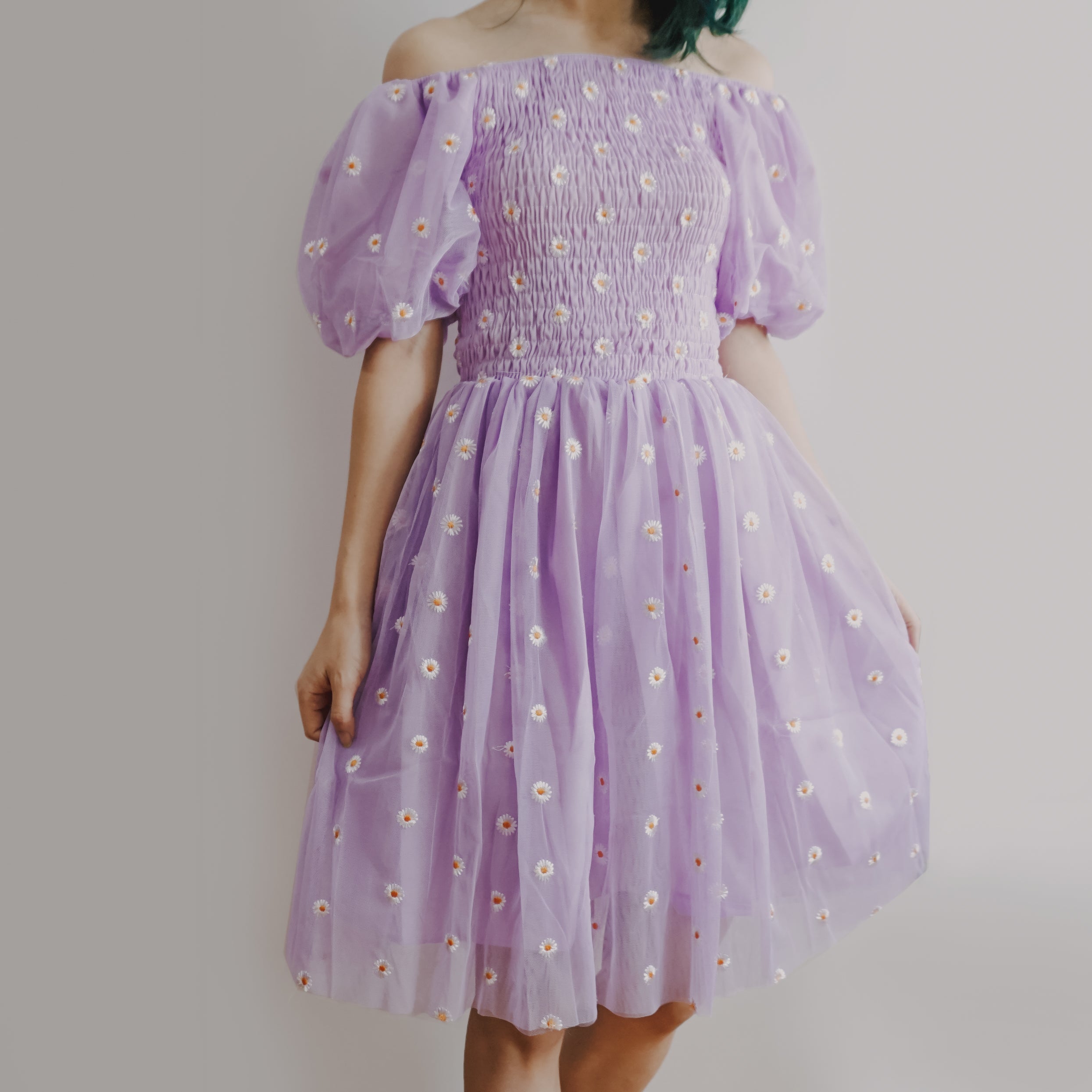 Puff Sleeve Daisy Dress Maxct