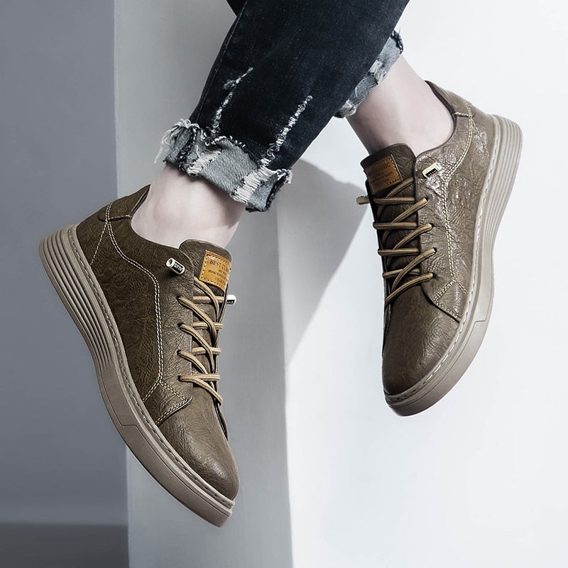 Men's Leather Oxford Shoes Maxct
