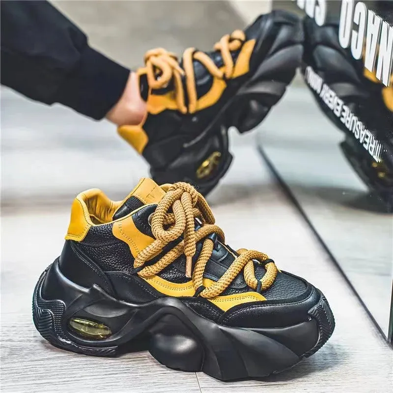 Trendy Thick Platform Sneakers for Men Maxct