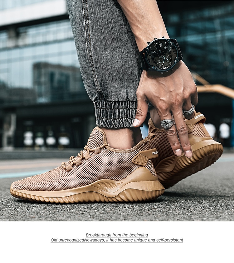 Light Air-Mesh Platform Sneakers for Men - true-deals-club