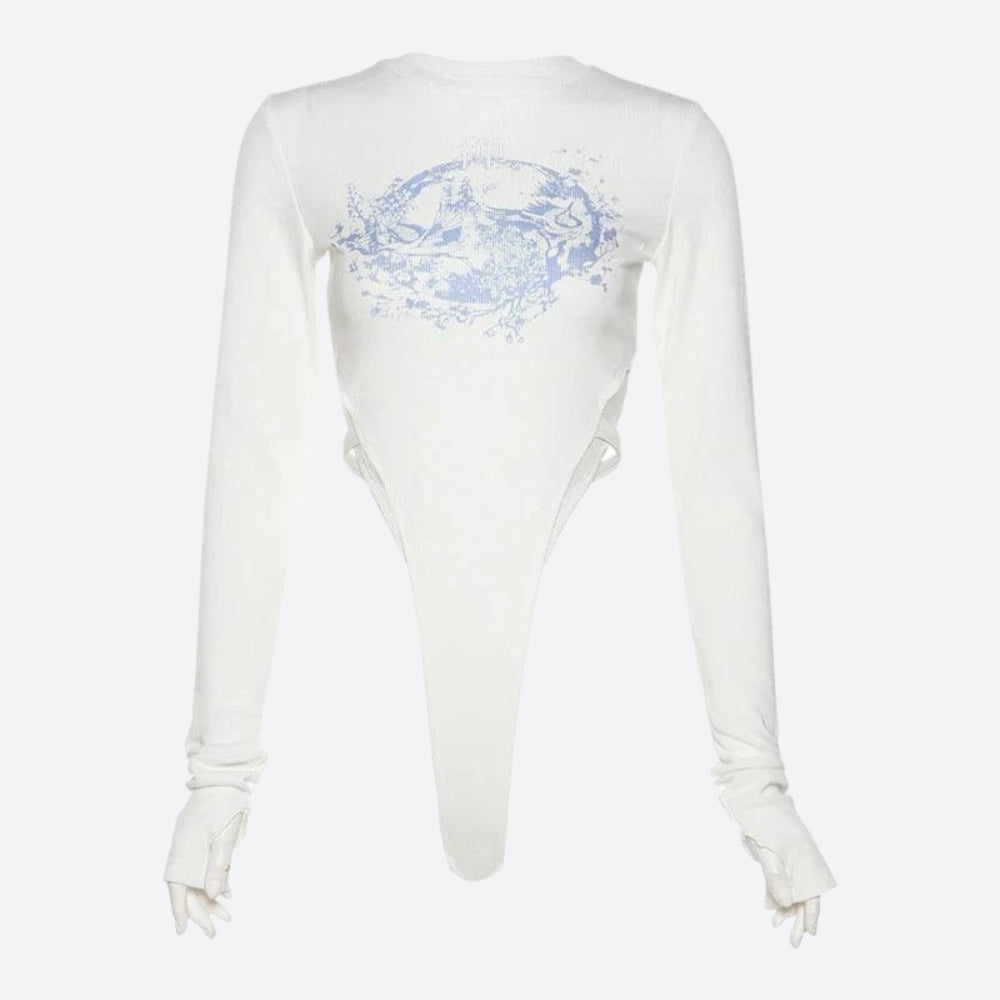 Maxct &Mythology Figure Printed Bodysuit