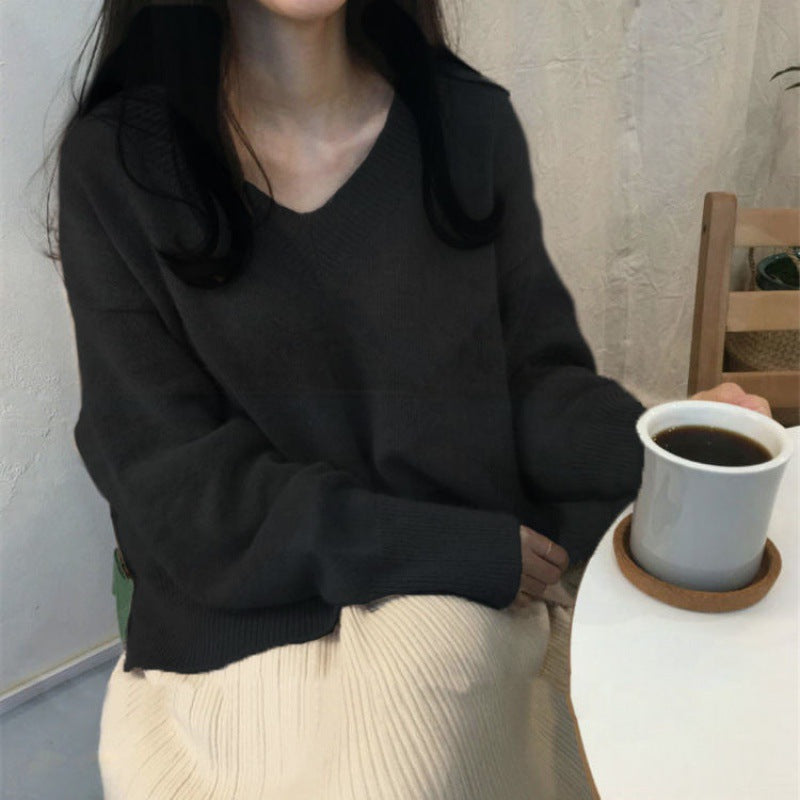 Maxct Dark Academia Oversized Sweater