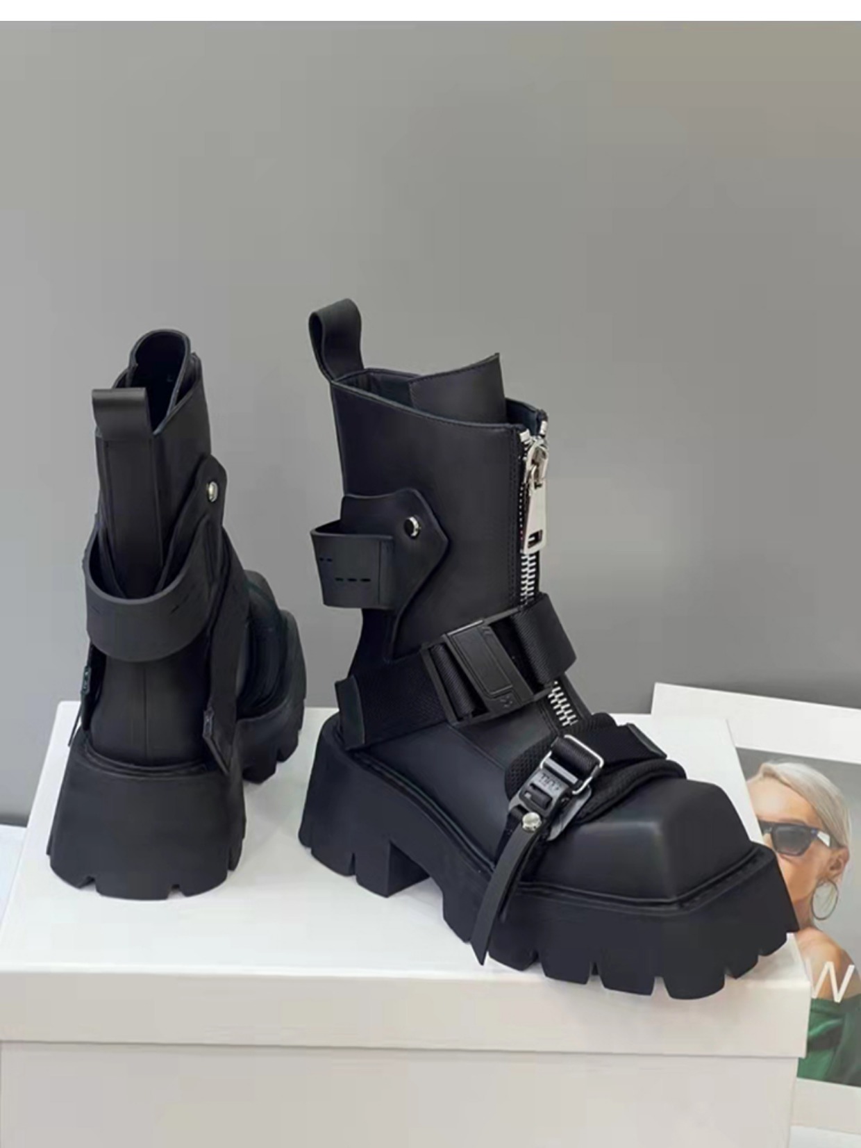 mid calf boots for women - true-deals-club