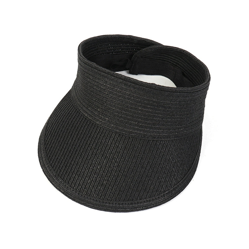 Maxct No Top Women's Summer Sun-Proof Travel Fashion Cover Face Straw Hat