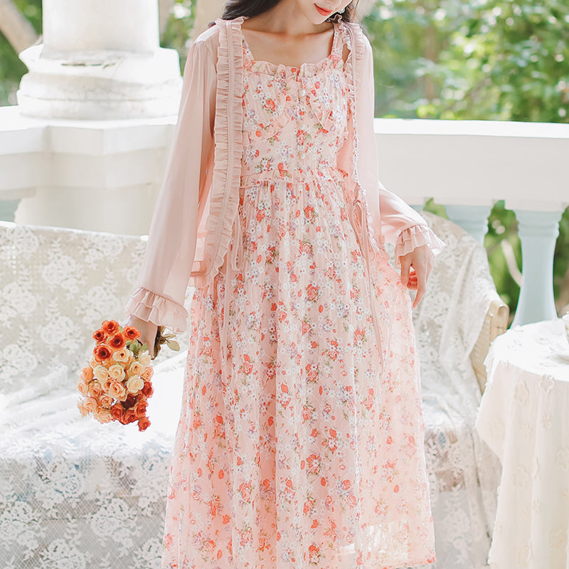 Tea Cup Floral Cami Dress Maxct