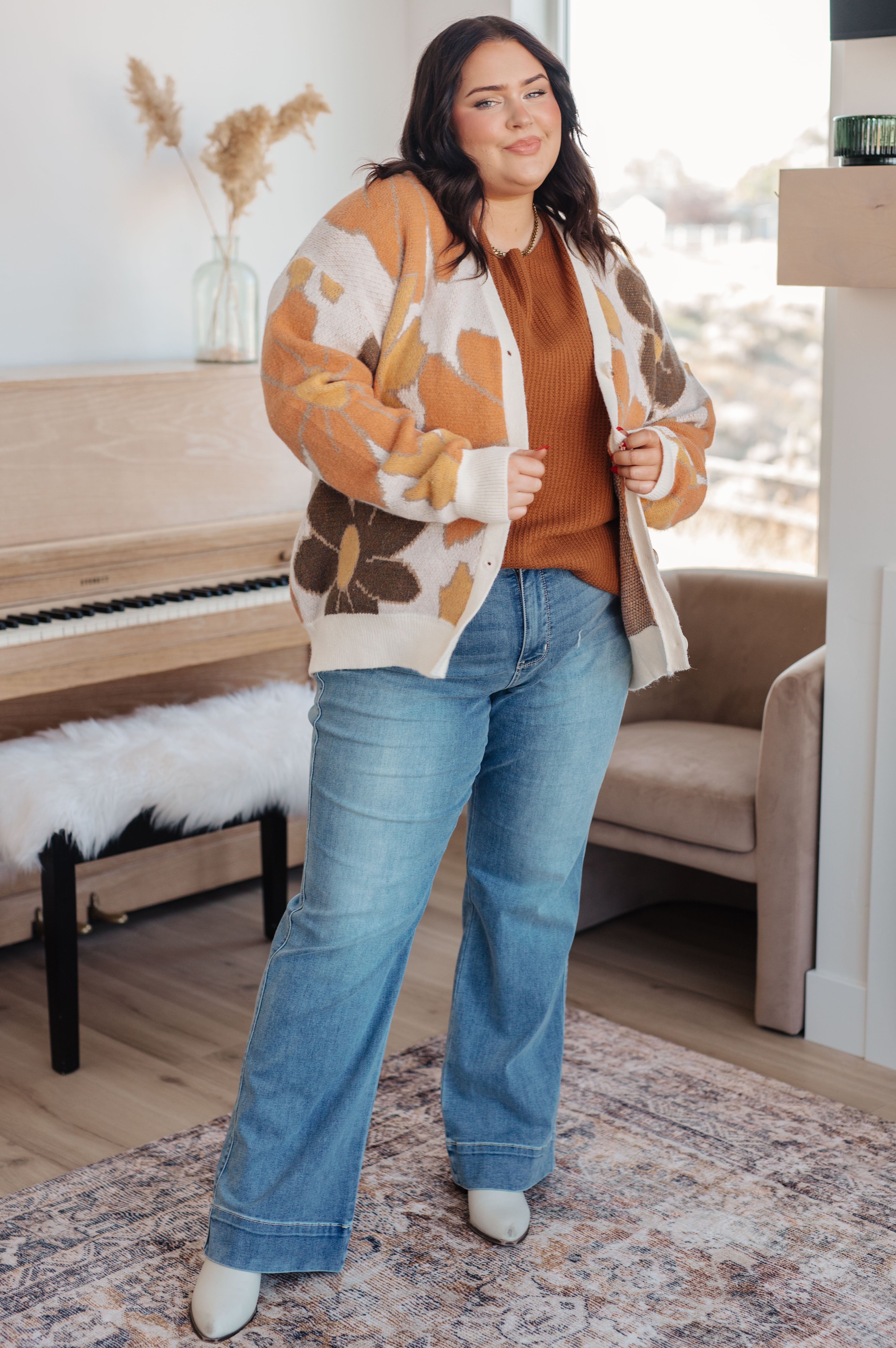 Maxct &Exquisitely Mod Floral Cardigan