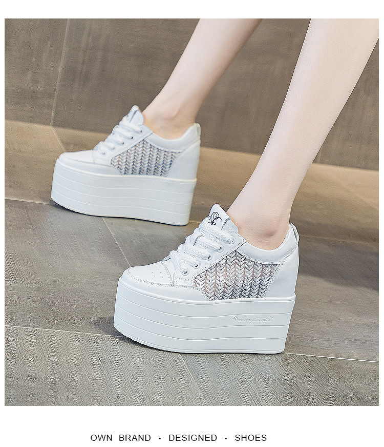 Women's Summer Mesh Air Sneakers Mixed Colors. High Heel - true-deals-club