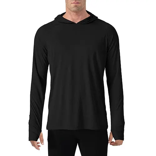 Long Sleeve Hoodie Sun Protection UV-Proof T-shirts for Men Maxct