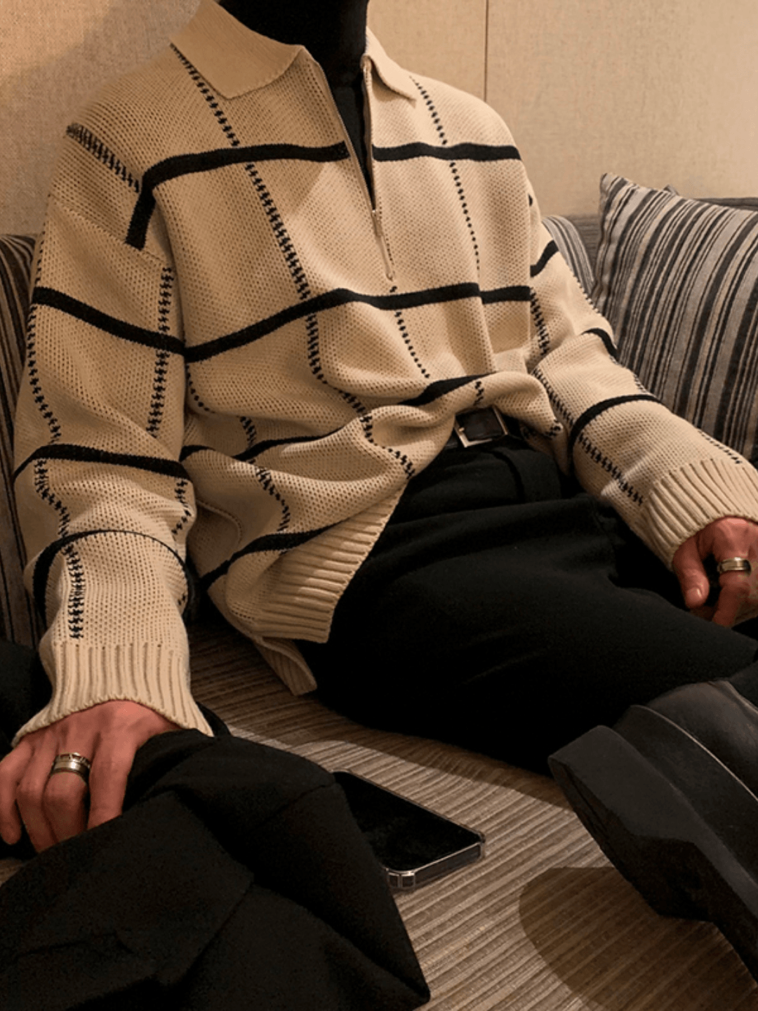 Maxct [Mrcyc] Plaid Sweater Na630