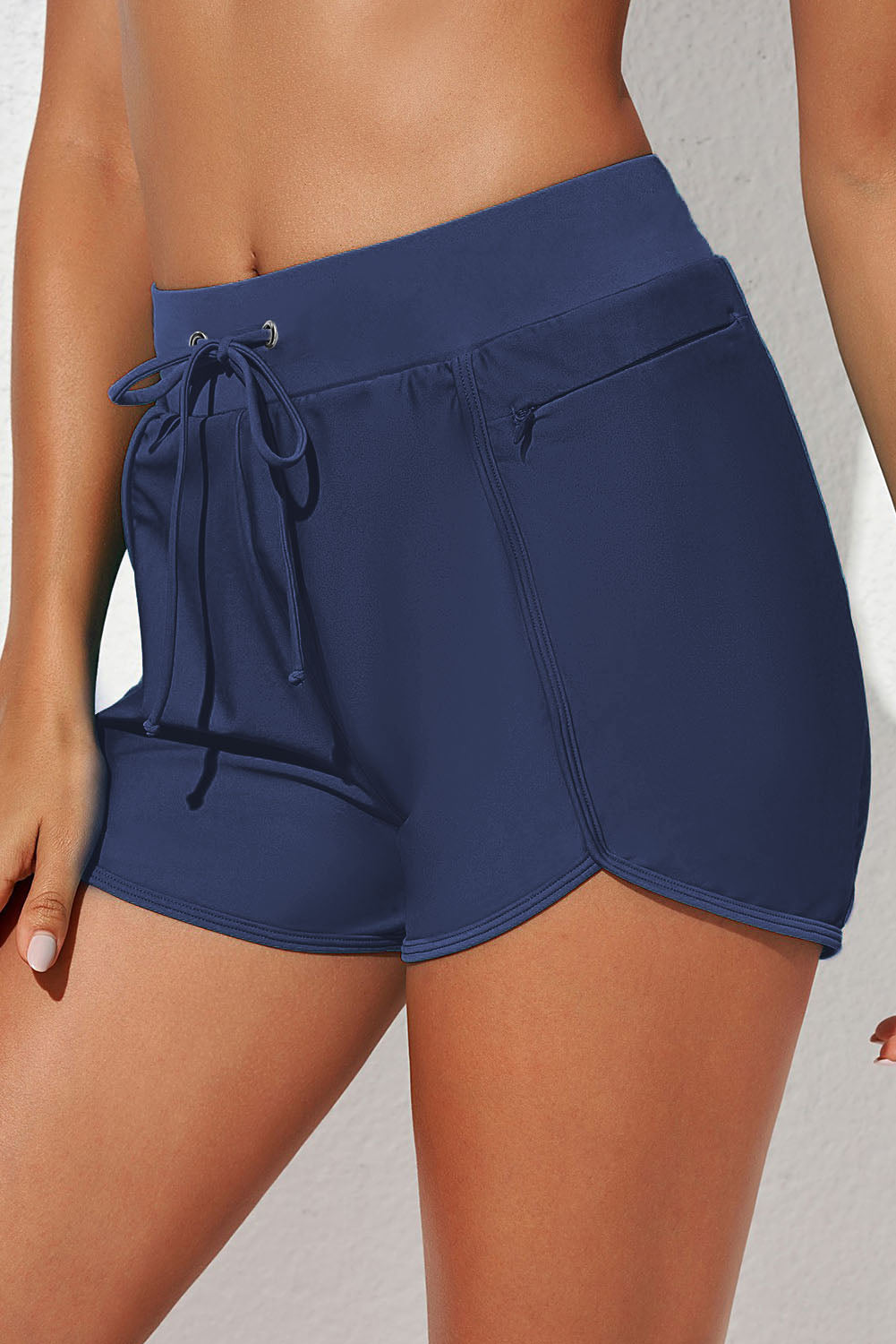 Maxct &Drawstring Waist Swim Shorts