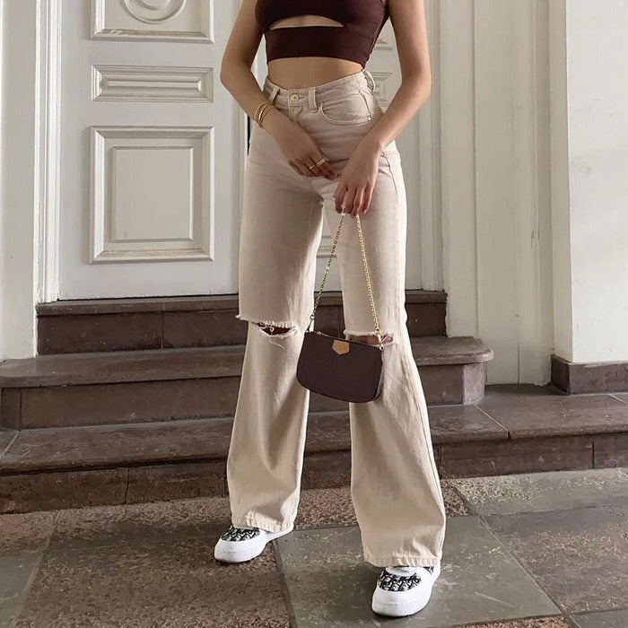 Portrait Mode Flare Jeans Maxct