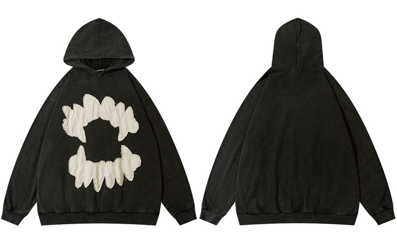 Harajuku Punk Gothic Pullover Unisex Hoodie - true deals club