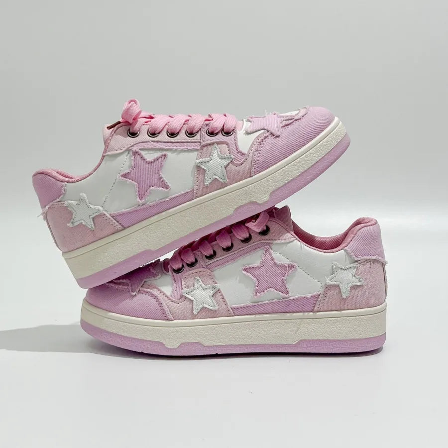 Platform Sneakers for Women & Men Stars Design Maxct