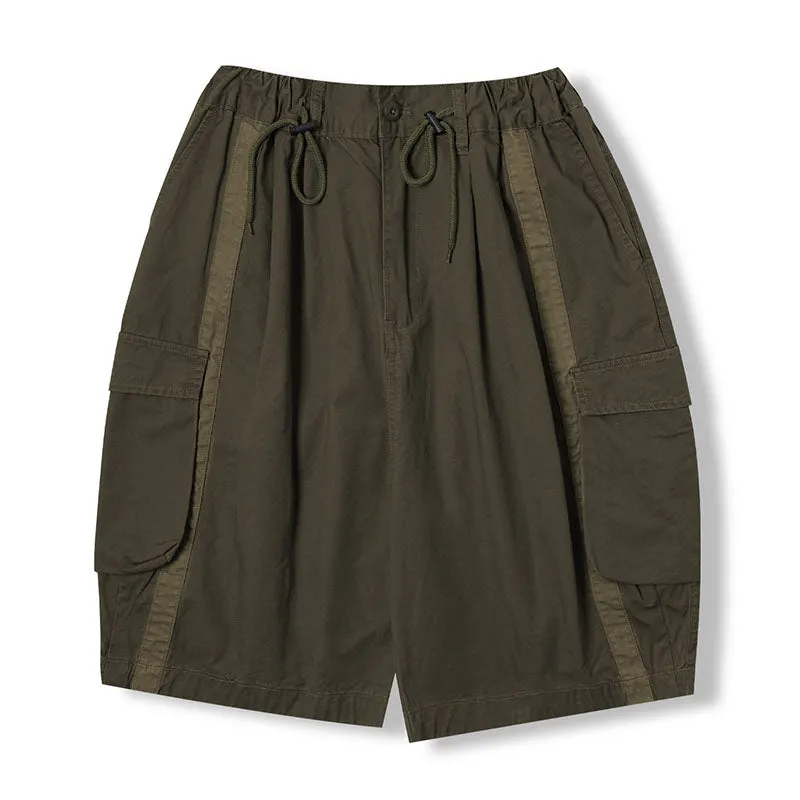 Maxct Retro Drawstring Loose Bloom Shorts