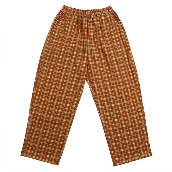 Cozy Up Plaid Trousers Maxct