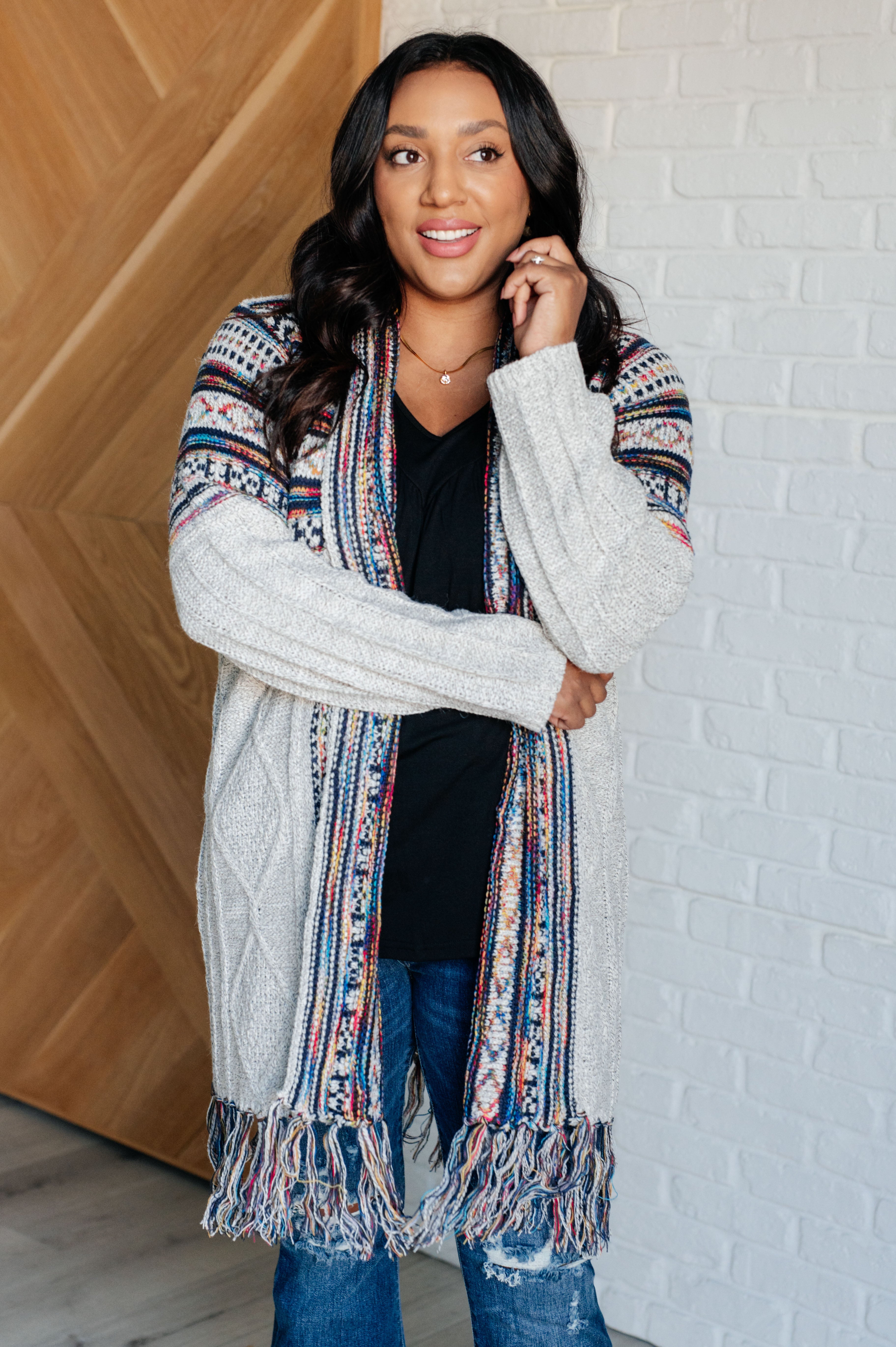 Maxct &Oh So Lucky Fringe Cardigan