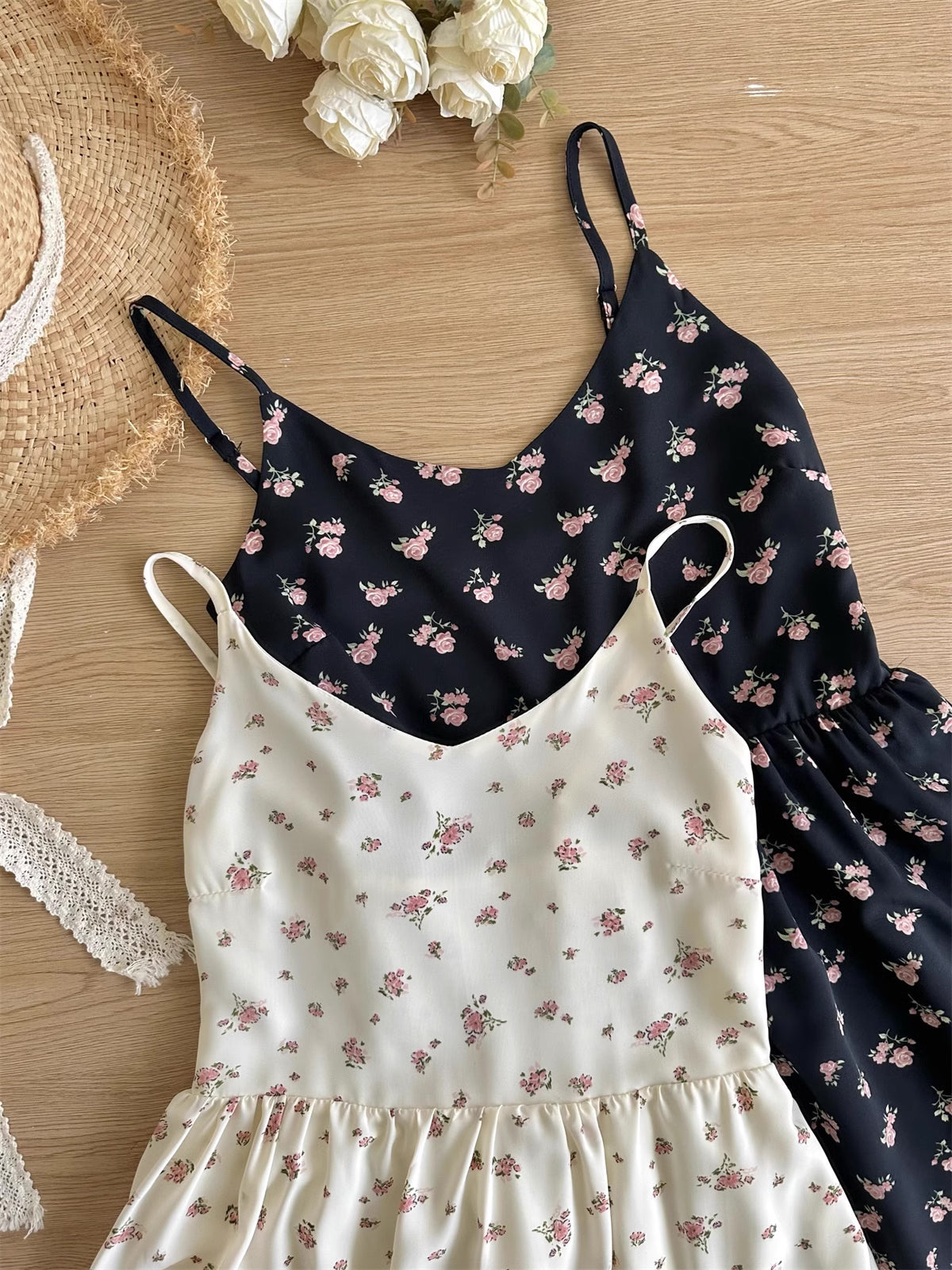 Blush Floral Cami Midi Dress Maxct