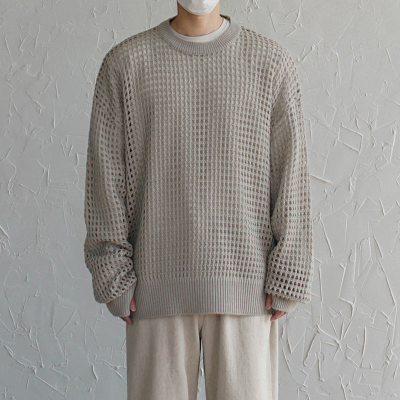 Maxct 5159 Knitted Hole Sweater