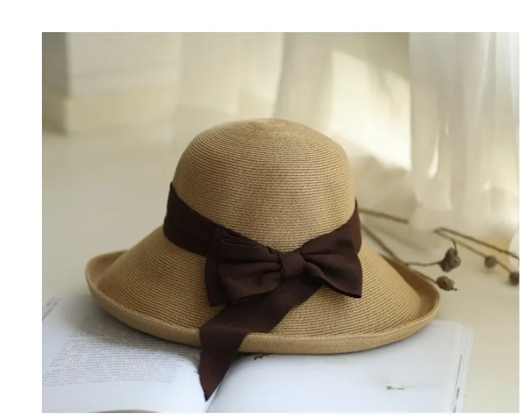 Straw Hat Artsy Travel Women's Anti-DDoS Foldable Hat