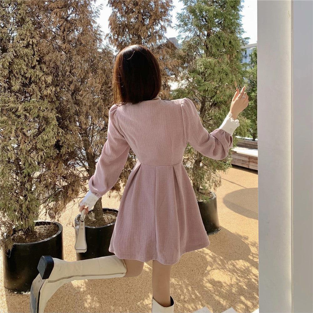 Sweet Love Peter Pan Knit Dress Maxct