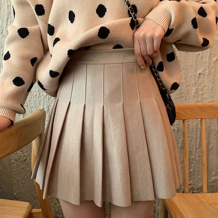 Charm School Pleated Skirt Maxct