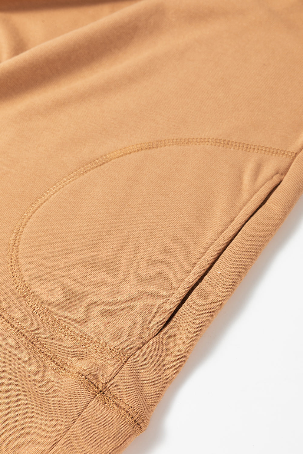 Maxct &Drawstring Contrast Long Sleeve Hoodie