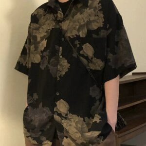 Nagawl Floral Pattern Shirt Maxct
