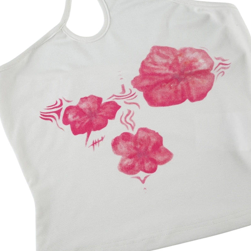 Maxct &Floral Halter Neck Top