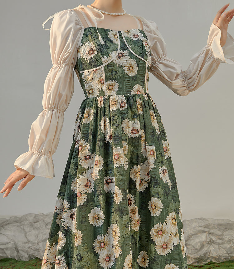 Daisy Cottage Midi Dress Maxct