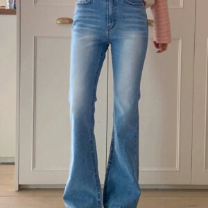 Maxct Women's Cat Whisker Detail Daily Jean Flared Pants