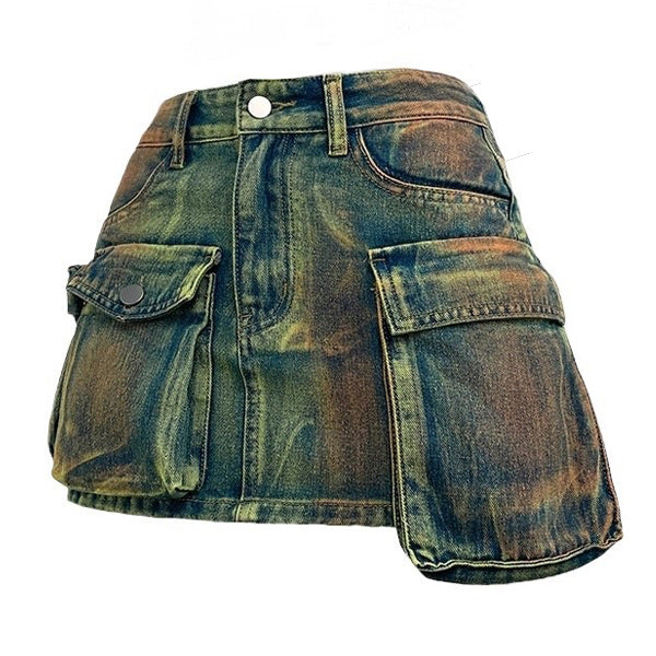 Fairy Grunge Cargo Skirt Maxct