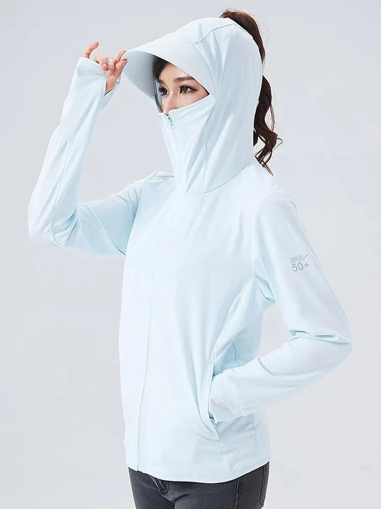 Unisex Summer UPF 50+ UV Sun Hoodies Maxct