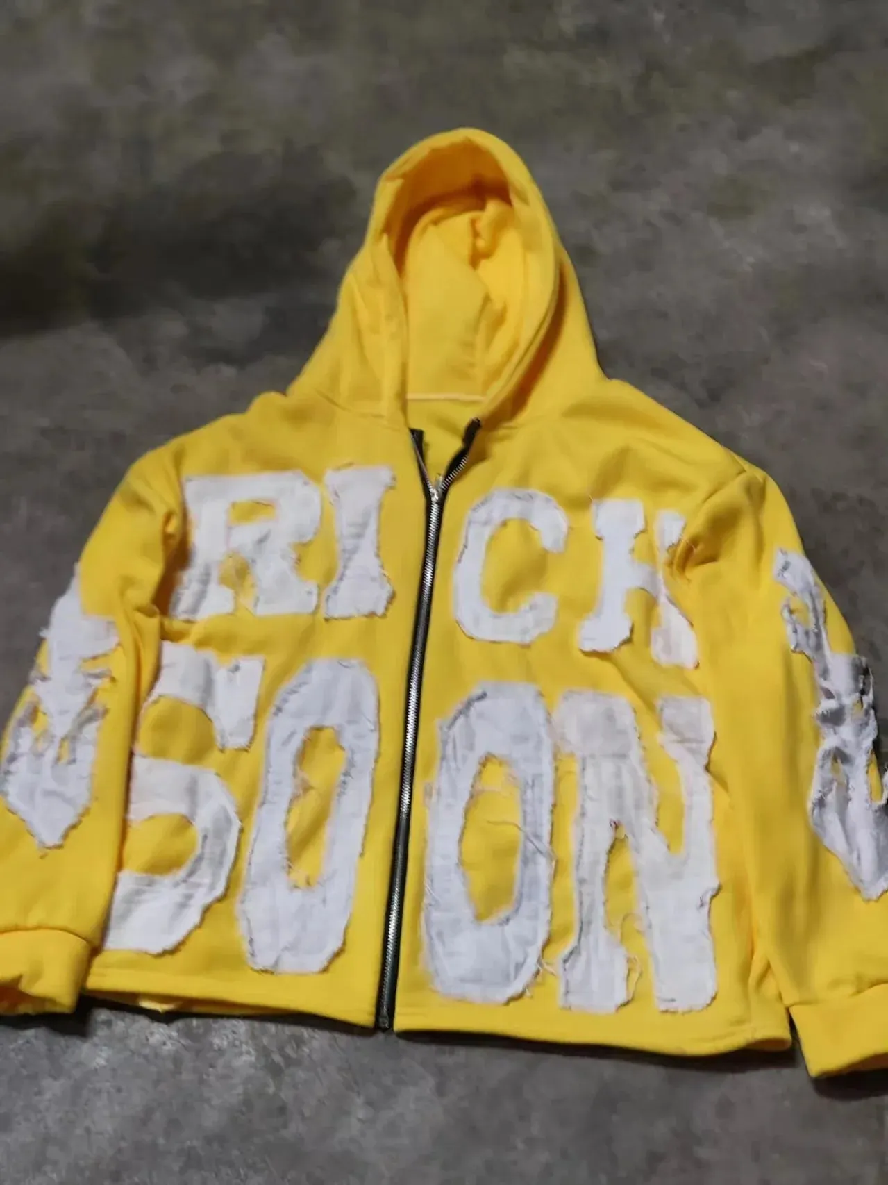 Rich Soon Hoodie - Retro Zipper Unisex Sweatshirt Maxct