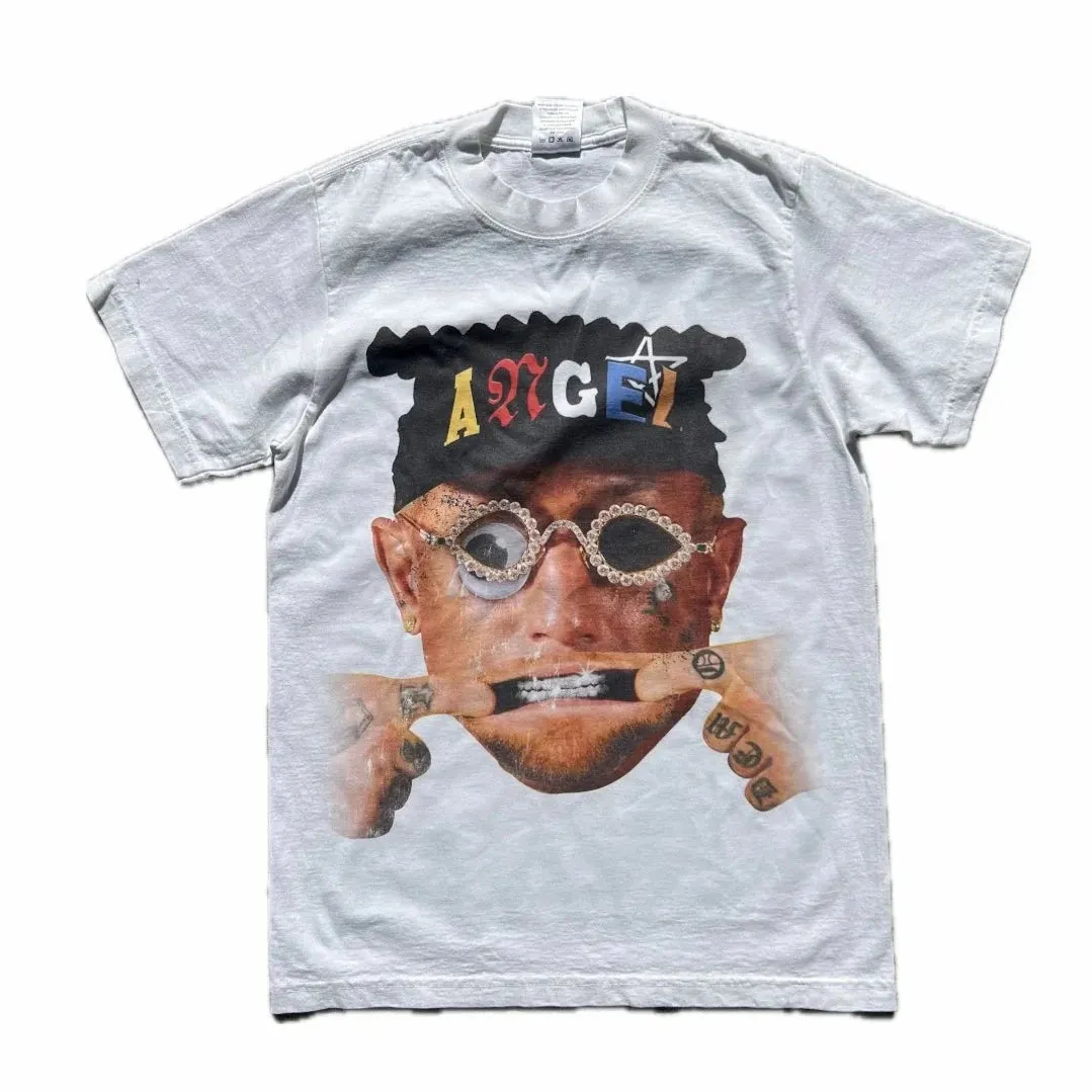 Maxct Y2K Summer T Shirt Men Women Harajuku Retro Classic Graphic Print Short Sleeves Casual Cotton Gothic Trend Fashion Clothing Tops