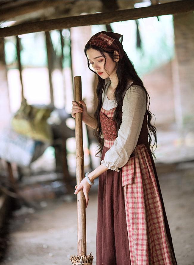 Patchwork Village Dress Maxct