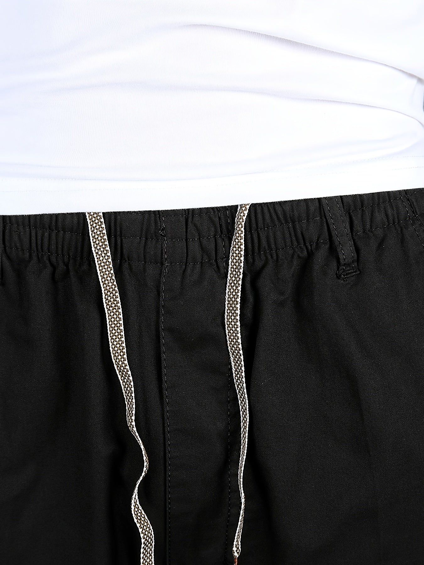 dunnmall  Maxct  Men's Fashion Casual Black Straight Leg Pants