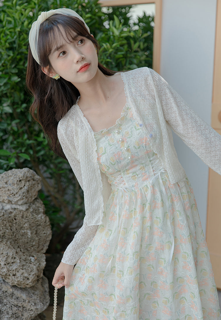 Watercolor Garden Cami Dress Maxct