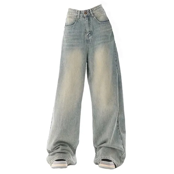 90's Light Wash Baggy Jeans Maxct
