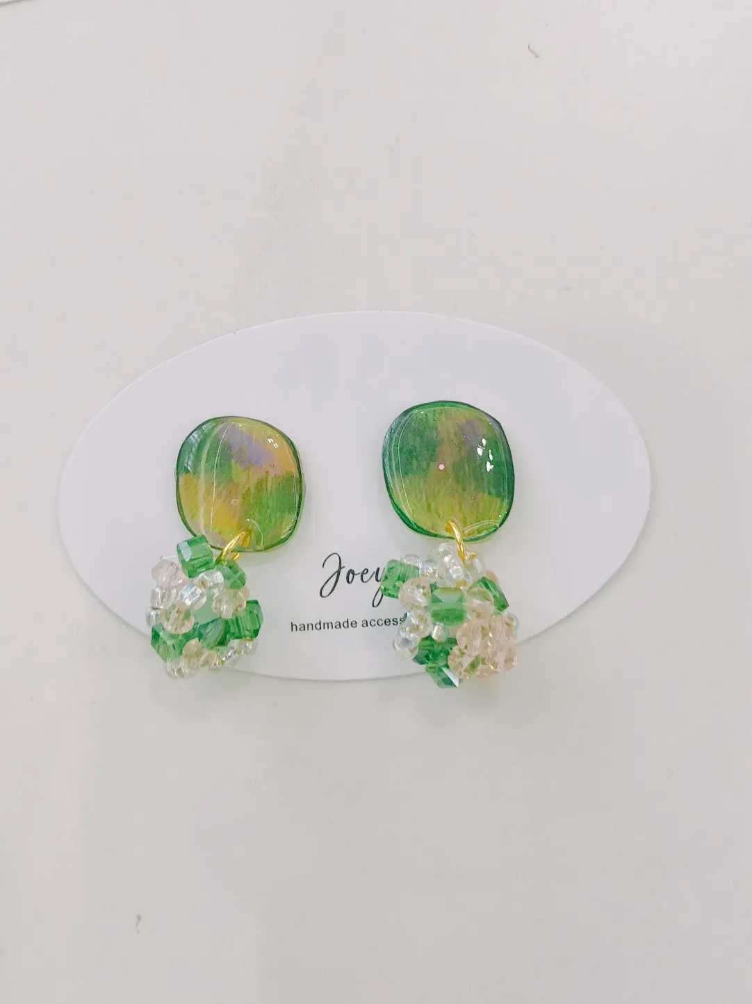 Forest Shrink Plastic Earrings