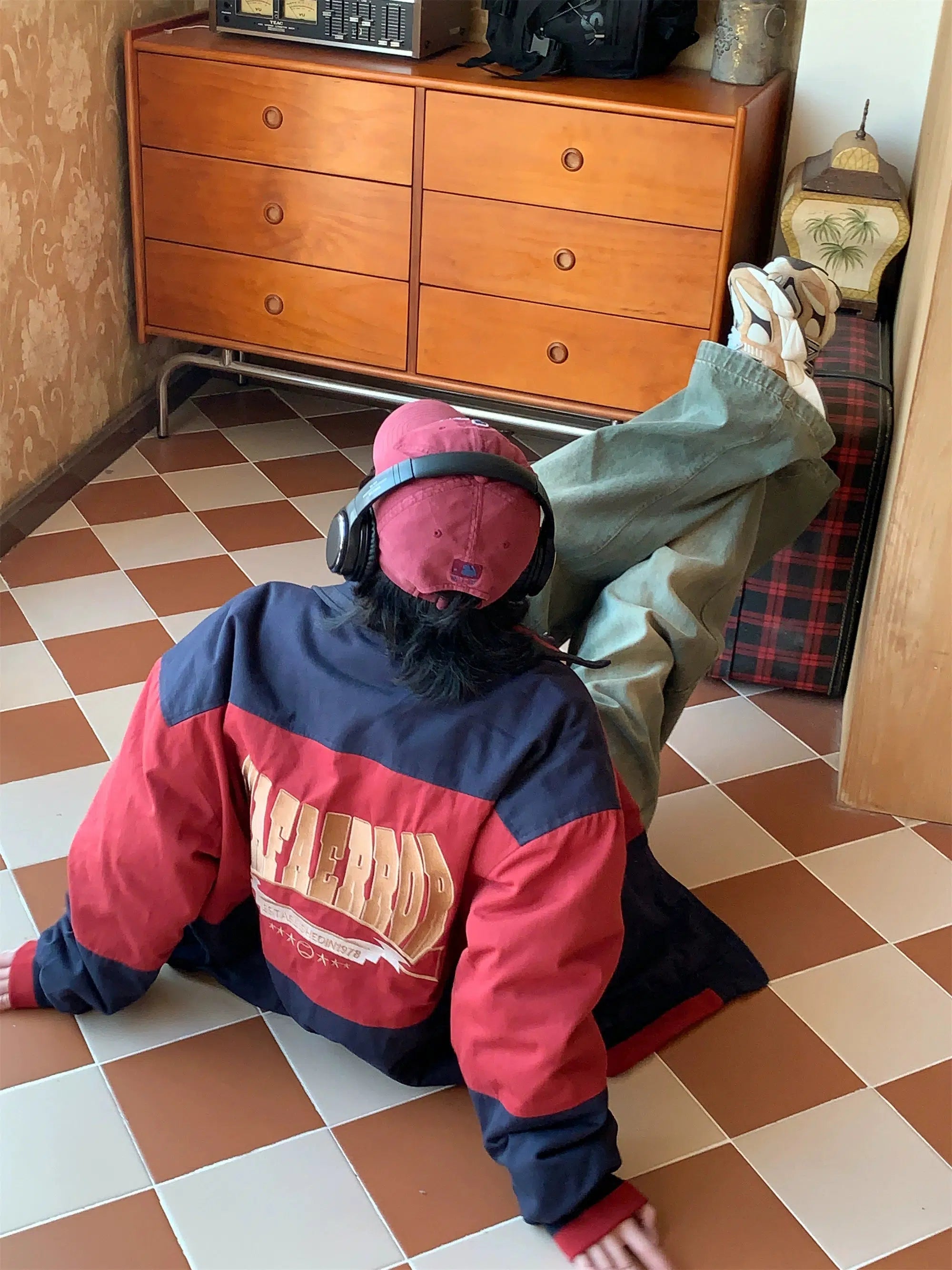 Maxct Quilted Stitching Vintage Jacket