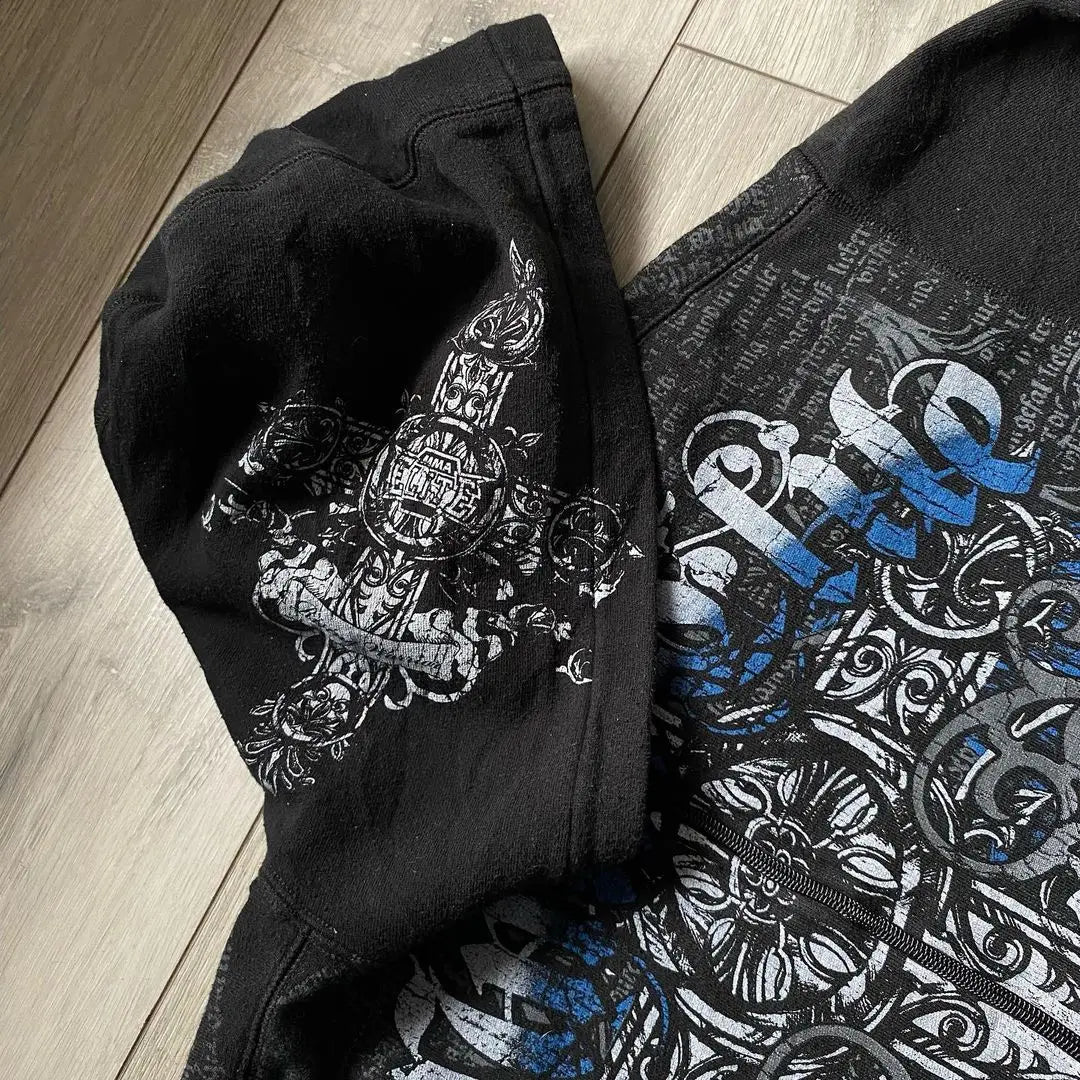 Maxct 90s Streetwear Crew Neck Sweatshirt Men Casual Hoodie High Street Print Design Patterns Suitable for Fall and Summer Gothic Zipper Cardigan