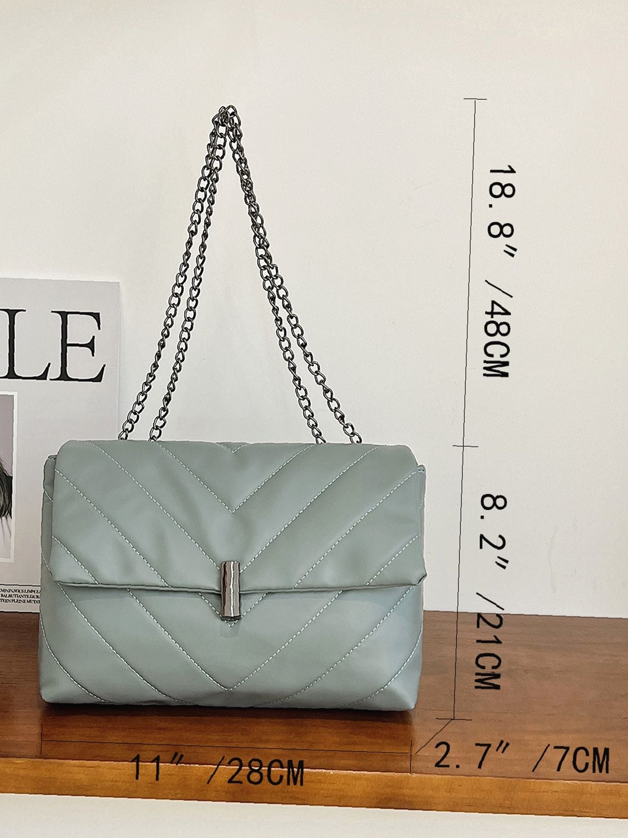 Maxct - Chevron Chain Tote Bag  - Women Tote Bags