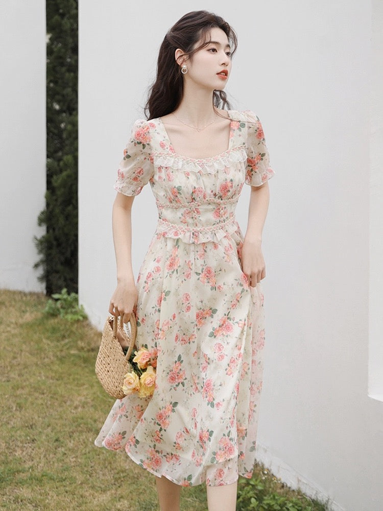 Peony Blush Midi Dress Maxct